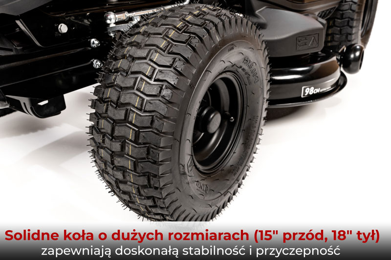 Koła traktorka Cedrus C-TRAC-98HS